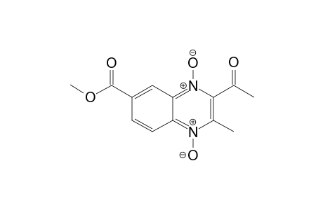 Quinoxaline-6-carboxylic acid, 3-acetyl-2-methyl-, methyl ester, 1,4-dioxide