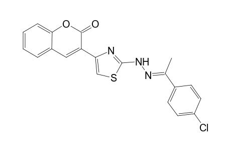[3-(2-hydrazino-4-thiazolyl)coumarino](4-chlorophenyl)methylmethine