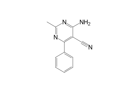 5-Pyrimidinecarbonitrile, 4-amino-2-methyl-6-phenyl-