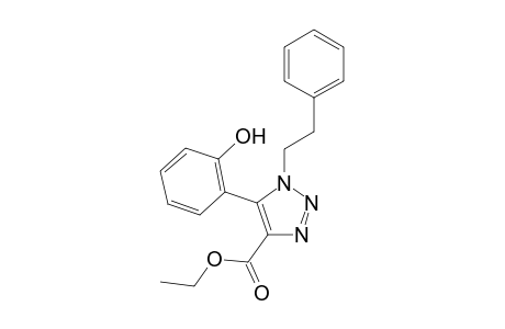 Ethyl 5-(2-hydroxyphenyl)-1-phenethyl-1H-1,2,3-triazole-4-carboxylate