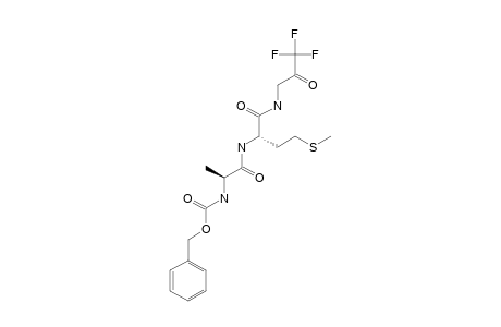 N(ALPHA)-(BENZYLOXYCARBONYL-L-ALANYL)-N-(3,3,3-TRIFLUORO-2-OXOPROPYL)-L-METHIONAMIDE
