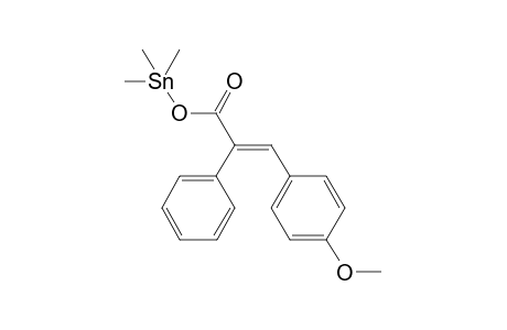 (E)-trimethylstannyl 3-(4-methoxyphenyl)-2-phenylacrylate