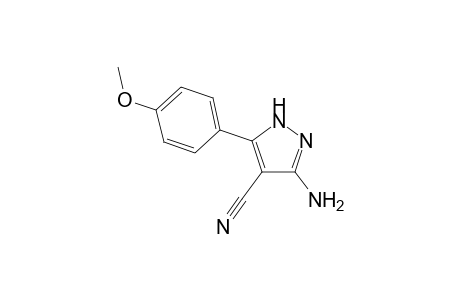 3-Amino-5-(4-methoxyphenyl)-1H-pyrazole-4-carbonitrile
