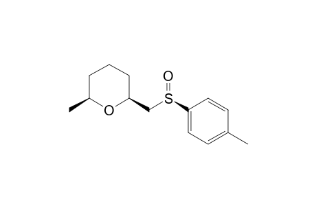 (2S,6S)-2-methyl-6-[[(R)-(4-methylphenyl)sulfinyl]methyl]oxane