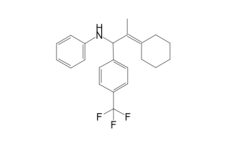 N-(2-Cyclohexylidene-1-(4-(trifluoromethyl)phenyl)propyl)aniline