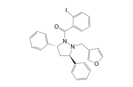 trans-3,5-Diphenyl-1-(2'-iodobenzoyl)-2-(3'-furyl)methylpyrazolidine