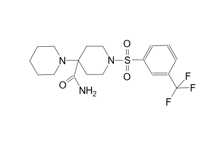 1-{1'-[3-(trifluoromethyl)benzenesulfonyl]-[1,4'-bipiperidin]-4'-yl}ethan-1-one
