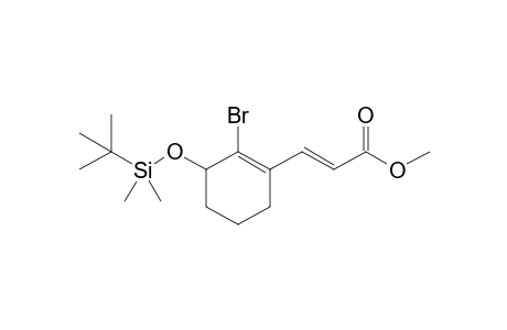 Methyl (E)-3-[2-bromo-3-(tert-butyldimethylsiloxy)cyclohex-1-enyl]acrylate