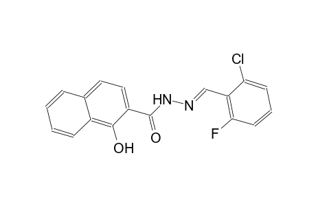 N'-[(E)-(2-chloro-6-fluorophenyl)methylidene]-1-hydroxy-2-naphthohydrazide
