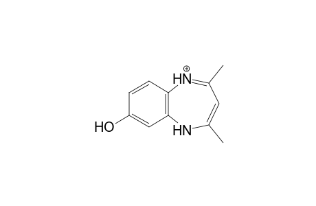 7-Hydroxy-2,4-dimethyl-5H-benzo[b]-[1,4]diazepin-1-ium - Trifluoroacetate