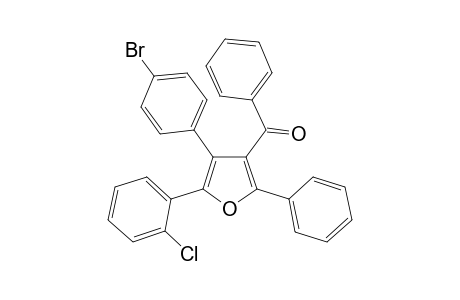 (4-(4-bromophenyl)-5-(2-chlorophenyl)-2-phenylfuran-3-yl)(phenyl)methanone