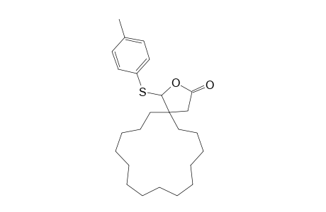 1-(p-Tolylsulfanyl)-2-oxaspiro[4.14]nonadecan-3-one