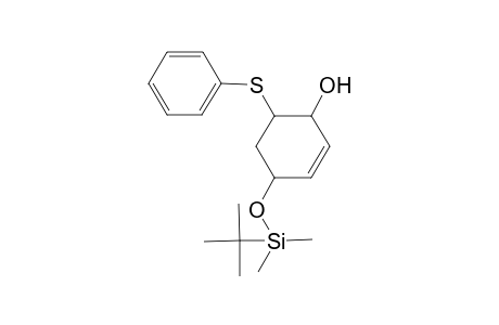 (1RS,4SR,6RS)-4-(tert-Butyldimethylsilyloxy)-6-phenylthiocyclohex-2-enol