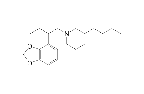 N-Hexyl-N-propyl-2-(2,3-methylenedioxyphenyl)butan-1-amine