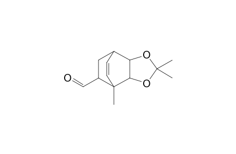 1-Methyl-5,6-(isopropylidenedioxy)bicyclo[2.2.2]oct-2-en-7-carboxyaldehyde