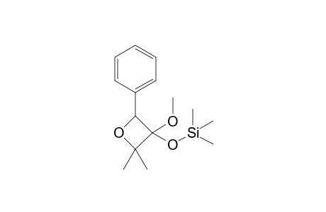 4,4-Dimethyl-3-methoxy-3-trimethylsiloxy-2-phenyloxetane