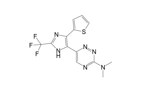 2-Trifluoromethyl-4-(2-thienyl)-5-(3-N,N-dimethylamino-1,2,4-triazin-6-yl)imidazole