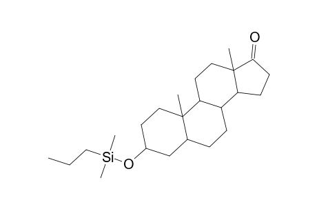 3-([Dimethyl(propyl)silyl]oxy)androstan-17-one