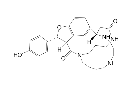 4H-1,16-Etheno-5,15-(propaniminoethano)furo[3,4-l][1,5,10]triazacyclohexadecine-4,21-dione, 3,3a,6,7,8,9,10,11,12,13,14,15-dodecahydro-3-(4-hydroxyphenyl)-, [3R-(3R*,3aR*,15S*)]-
