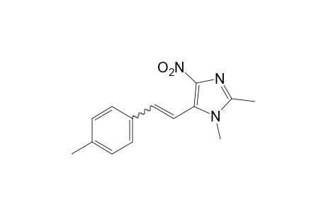 1,2-dimethyl-5-(p-methylstyryl)-4-nitroimidazole