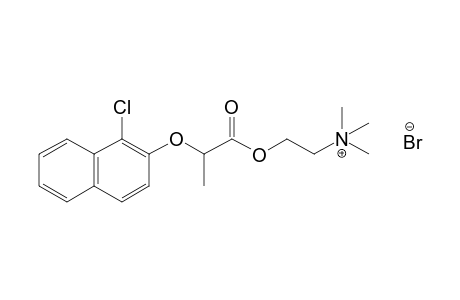 choline bromide, 2-[(1-chloro-2-naphthyl)oxy]propionate
