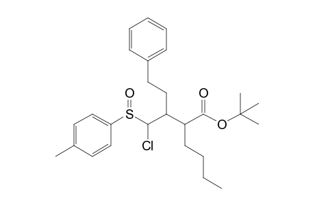 tert-Butyl 2-{1-[chloro(p-tolylsulfinyl)methyl]-3-phenylpropyl}hexanoate