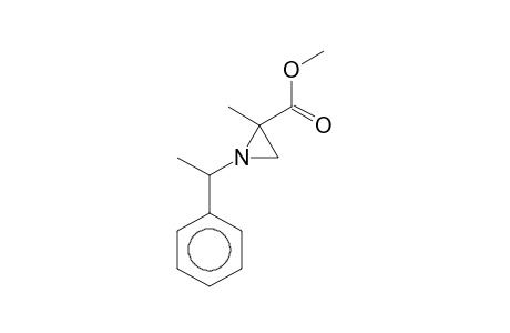 2-Methyl-1-(1-phenylethyl)aziridine-2-carboxylic acid, methyl ester