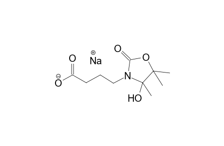 sodium 4-(4-hydroxy-4,5,5-trimethyl-2-oxo-1,3-oxazolidin-3-yl)butanoate