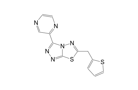 [1,2,4]triazolo[3,4-b][1,3,4]thiadiazole, 3-pyrazinyl-6-(2-thienylmethyl)-