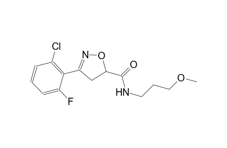 5-isoxazolecarboxamide, 3-(2-chloro-6-fluorophenyl)-4,5-dihydro-N-(3-methoxypropyl)-