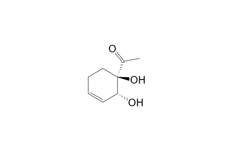 [1R*,2R*]-1-acetyl-1,2-dihydroxycyclohex-3-ene