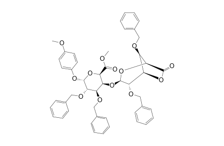 METHYL-(PARA-METHOXYPHENYL-2,3-DI-O-BENZYL-4-(2,4-DI-O-BENZYL-BETA-D-GALACTOPYRANOSIDURONO-6,3-LACTONE)-ALPHA-D-GALACTOPYRANOSIDE)-URONATE