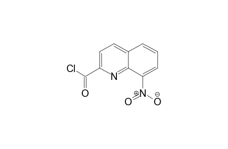 2-Quinolinecarbonyl chloride, 8-nitro-