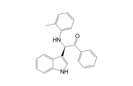2-(1H-Indol-3-yl)-1-phenyl-2-(o-tolylamino)ethanone
