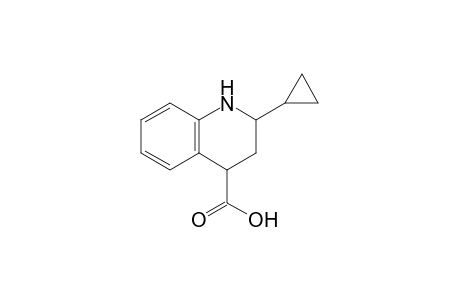 2-Cyclopropyl-1,2,3,4-tetrahydroquinoline-4-carboxylic acid.