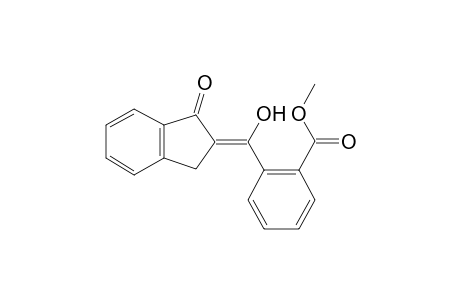 2-[(Z)-hydroxy-(1-ketoindan-2-ylidene)methyl]benzoic acid methyl ester