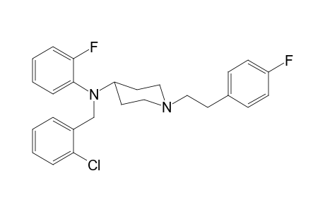 N-2-Chlorobenzyl-N-2-fluorophenyl-1-[2-(4-fluorophenyl)ethyl]piperidin-4-amine