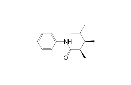4-Pentenamide, 2,3,4-trimethyl-N-phenyl-, (R*,S*)-