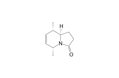 3(2H)-Indolizinone, 1,5,8,8a-tetrahydro-5,8-dimethyl-, (5.alpha.,8.alpha.,8a.alpha.)-(.+-.)-