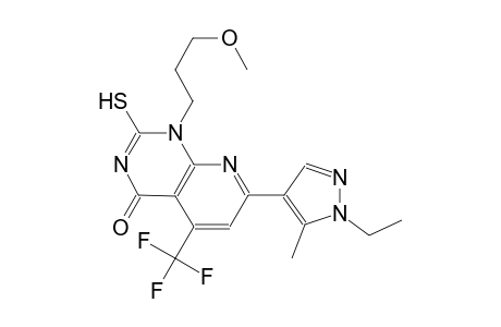 pyrido[2,3-d]pyrimidin-4(1H)-one, 7-(1-ethyl-5-methyl-1H-pyrazol-4-yl)-2-mercapto-1-(3-methoxypropyl)-5-(trifluoromethyl)-