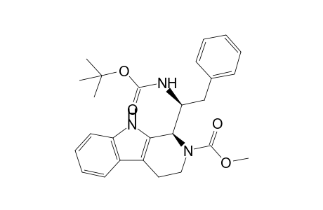 (1R)-1-[(1S)-1-(tert-butoxycarbonylamino)-2-phenyl-ethyl]-1,3,4,9-tetrahydro-$b-carboline-2-carboxylic acid methyl ester