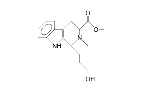 1a-(3-Hydroxy-propyl)-3b-methoxycarbonyl-2-methy L-1,2,3,4-tetrahydro-B-carboline
