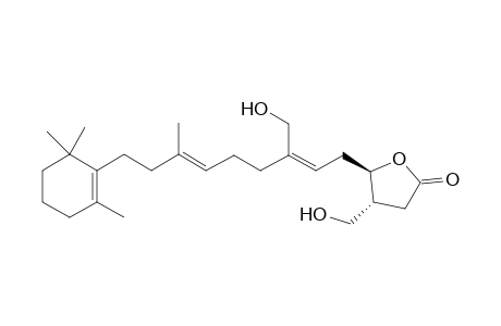 (4R,5R)-4-(hydroxymethyl)-5-[(2Z,6E)-3-(hydroxymethyl)-7-methyl-9-(2,6,6-trimethyl-1-cyclohexenyl)nona-2,6-dienyl]-2-oxolanone
