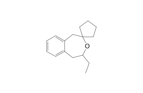 Spirocyclopentane-2-[4-ethyl-1,2,4,5-tetrahydro-3-benzoxepine]