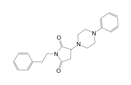1-(2-phenylethyl)-3-(4-phenyl-1-piperazinyl)-2,5-pyrrolidinedione