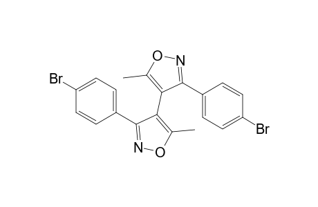 4,4'-Biisoxazole, 3,3'-bis(4-bromophenyl)-5,5'-dimethyl-