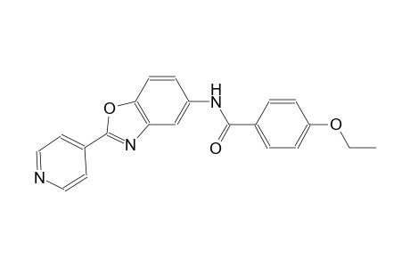 4-ethoxy-N-[2-(4-pyridinyl)-1,3-benzoxazol-5-yl]benzamide