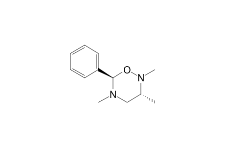 (3R,6R)-2,3,5-trimethyl-6-phenyl-1,2,5-oxadiazinane