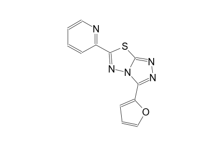 3-(2-furyl)-6-(2-pyridinyl)[1,2,4]triazolo[3,4-b][1,3,4]thiadiazole