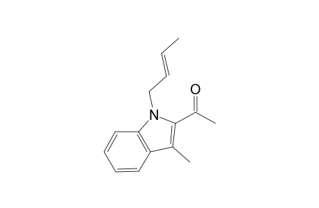 1-[1'-(but-2''-enyl)-3'-methylindol-2'-yl]ethanone